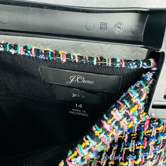 J. Crew Multi Color Metallic No. 2 Tweed Pencil Skirt - Picture 6 of 10